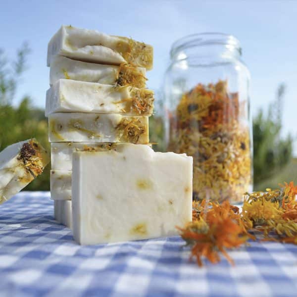 Jabones Artesanales de caléndula de Casa Matricaria